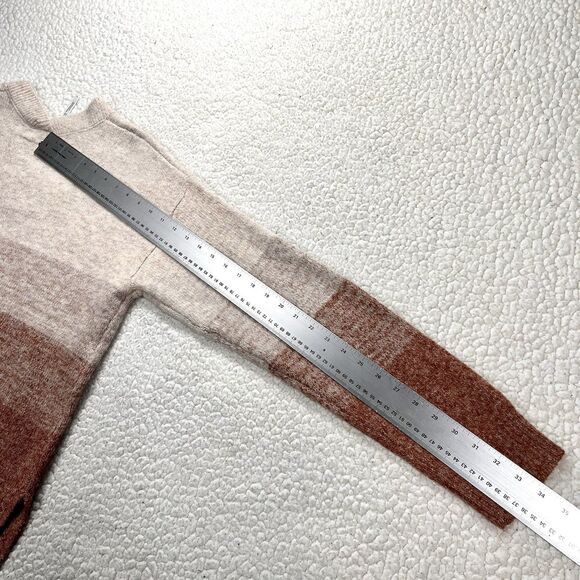 KÜHL Ombre Knit V-Neck Sweater Women’s L Beige Brown Cozy Soft Fall Winter - Picture 13 of 13